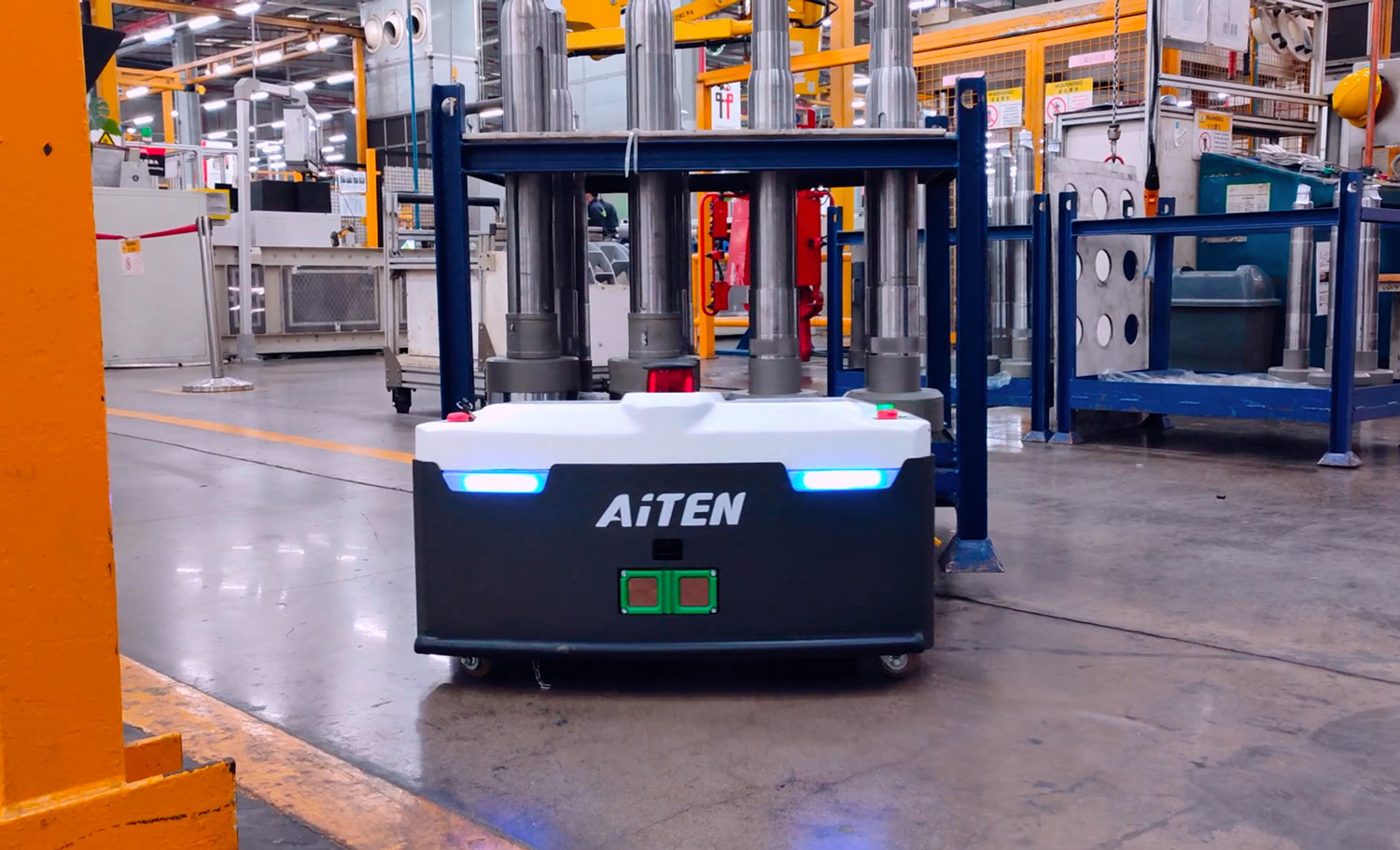 leyuAGV机器人助企业复工